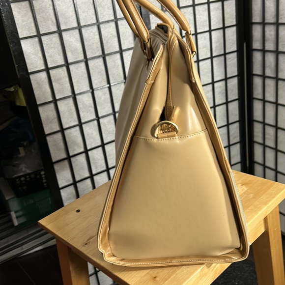 Vintage Carol Patterson Bag, Tans and Turquoise, NWOT, Vegan - Picture 5 of 12